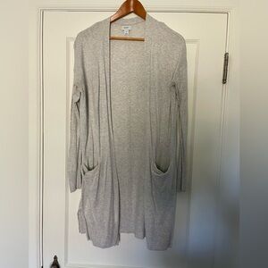 Old Navy Women's Light Gray Cardigan
